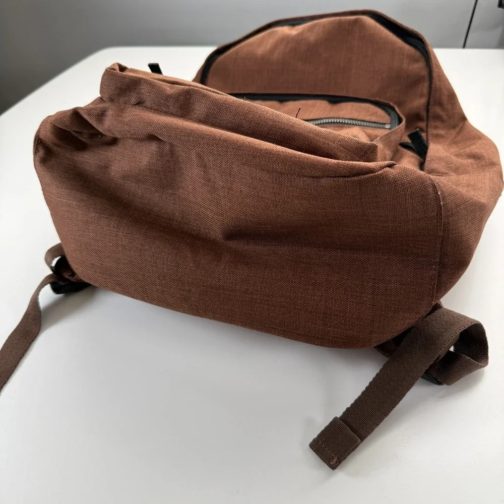 ELECTRIC VISUAL Laptop Padded Backpack Adult Brown 3 Compartments Everyday‎ Bag